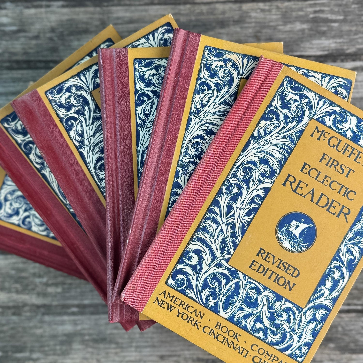 McGuffey's Eclectic Reader Set, 1920 Complete