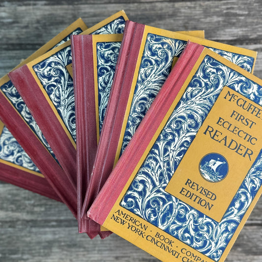 McGuffey's Eclectic Reader Set, 1920 Complete