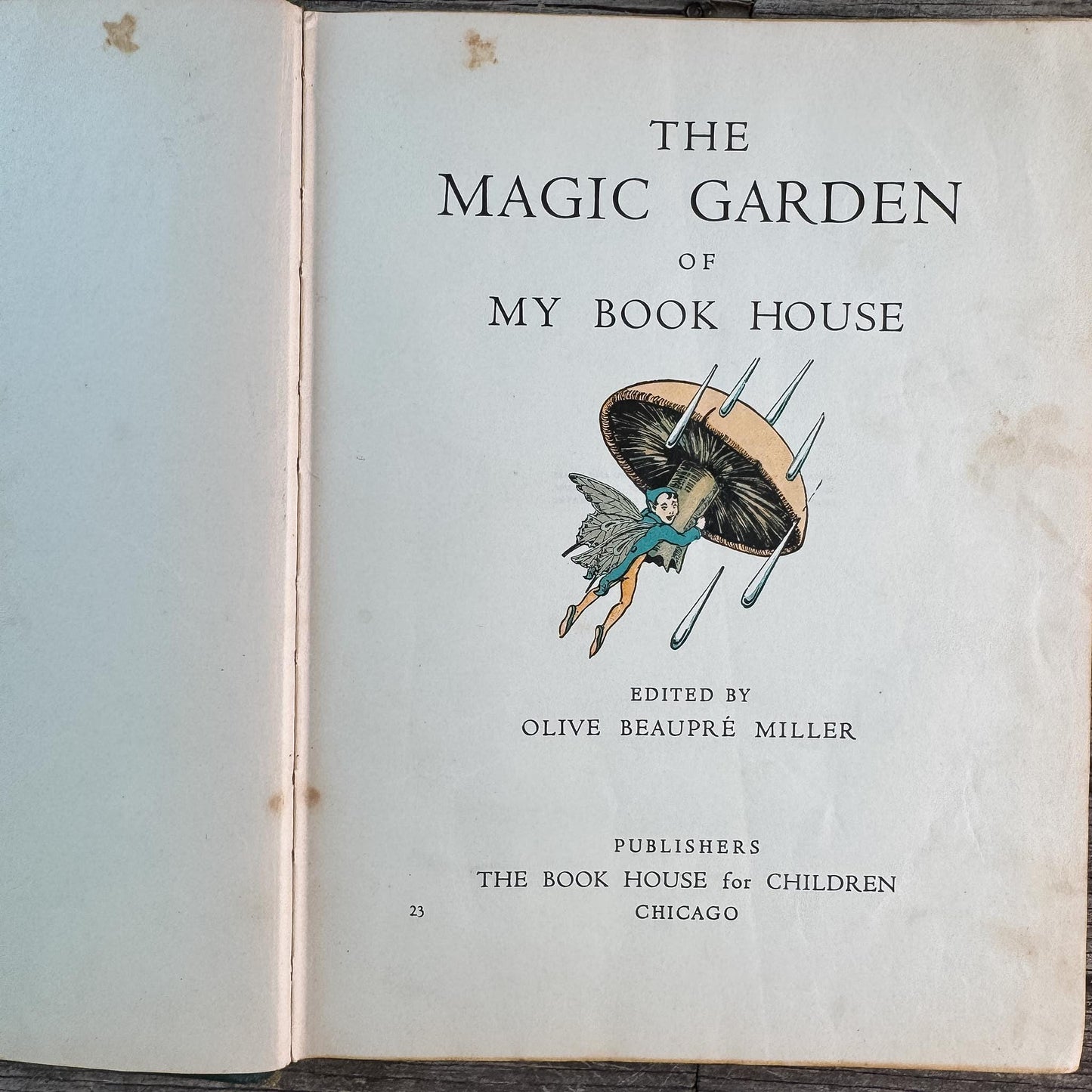 My Book House, Ombre Blue to Green Partial Set, 1937