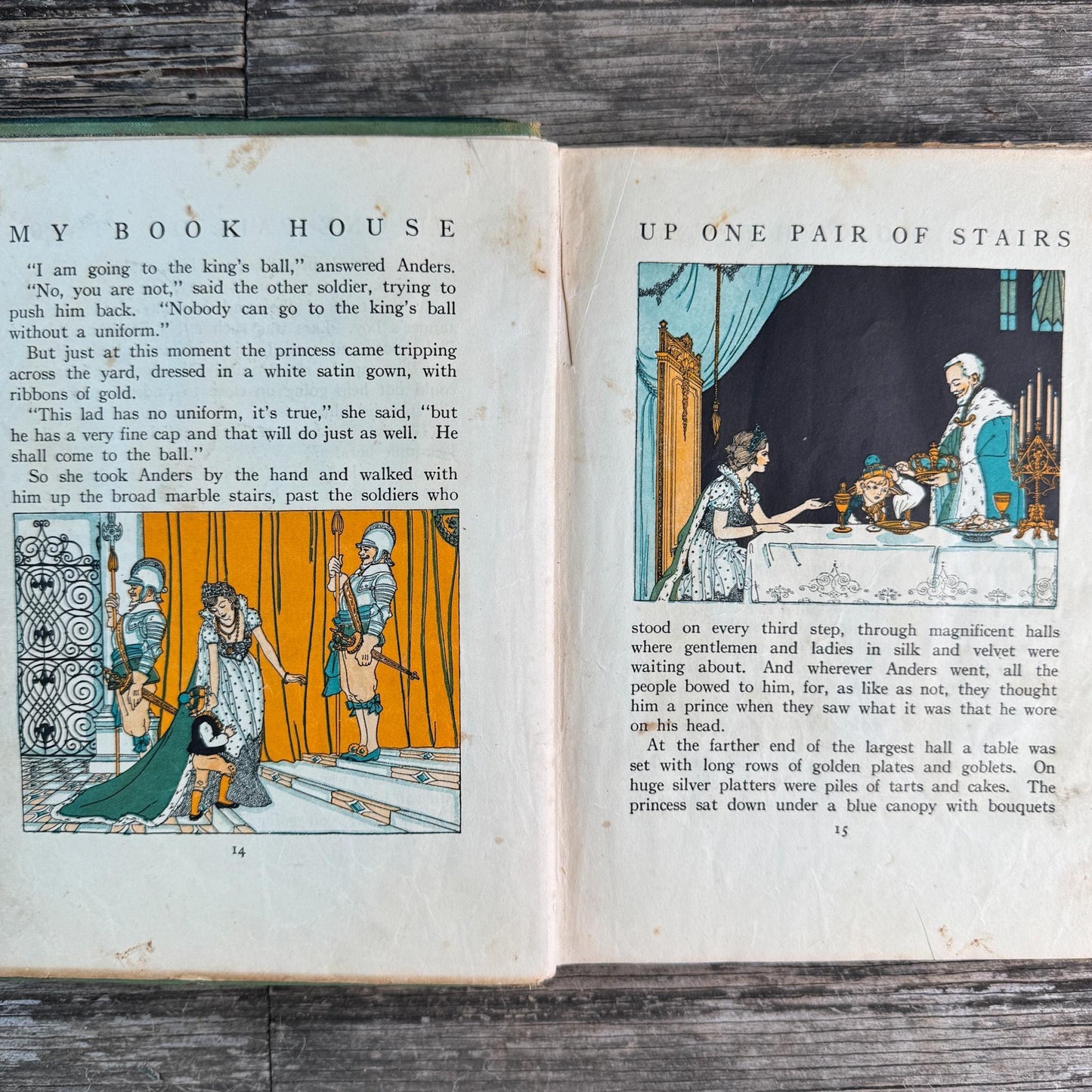 My Book House, Ombre Blue to Green Partial Set, 1937