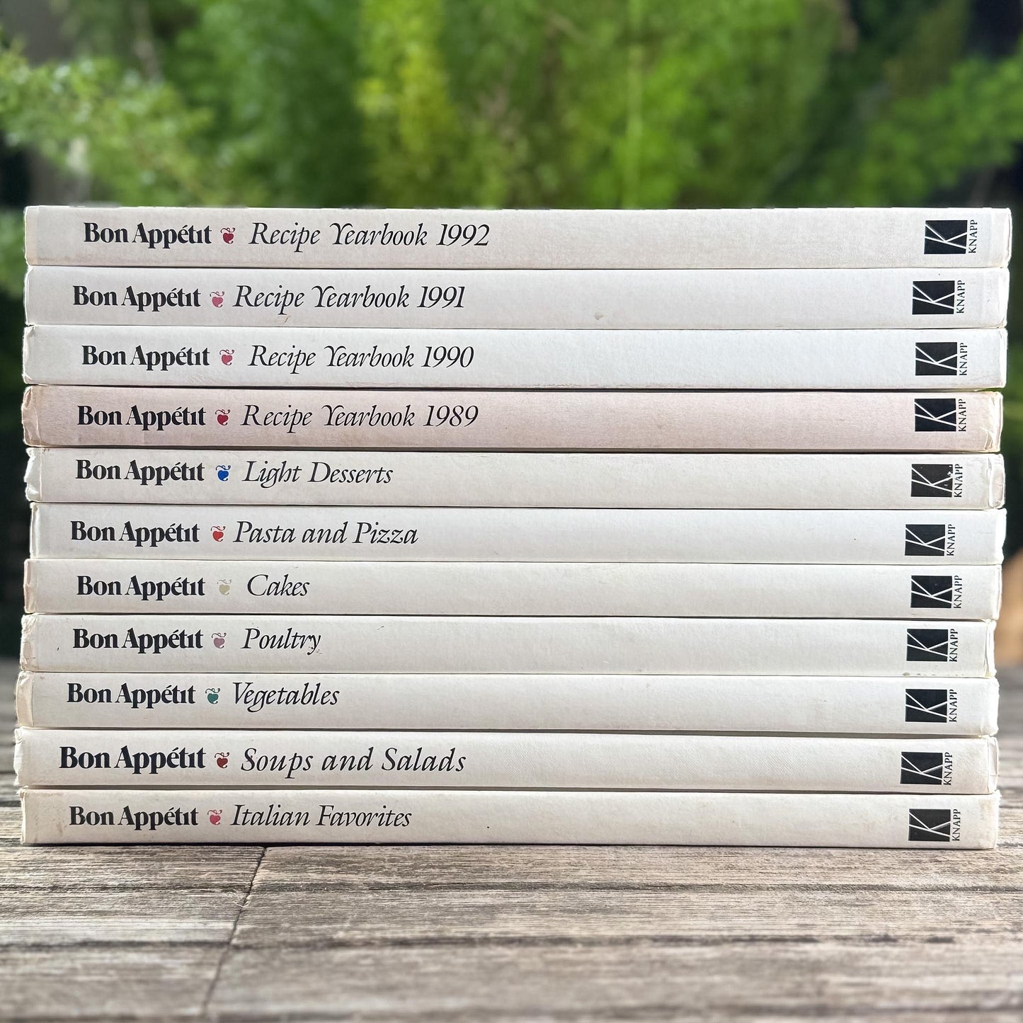 Cooking With Bon Appetit White Cookbook Bundle, 1898-1991