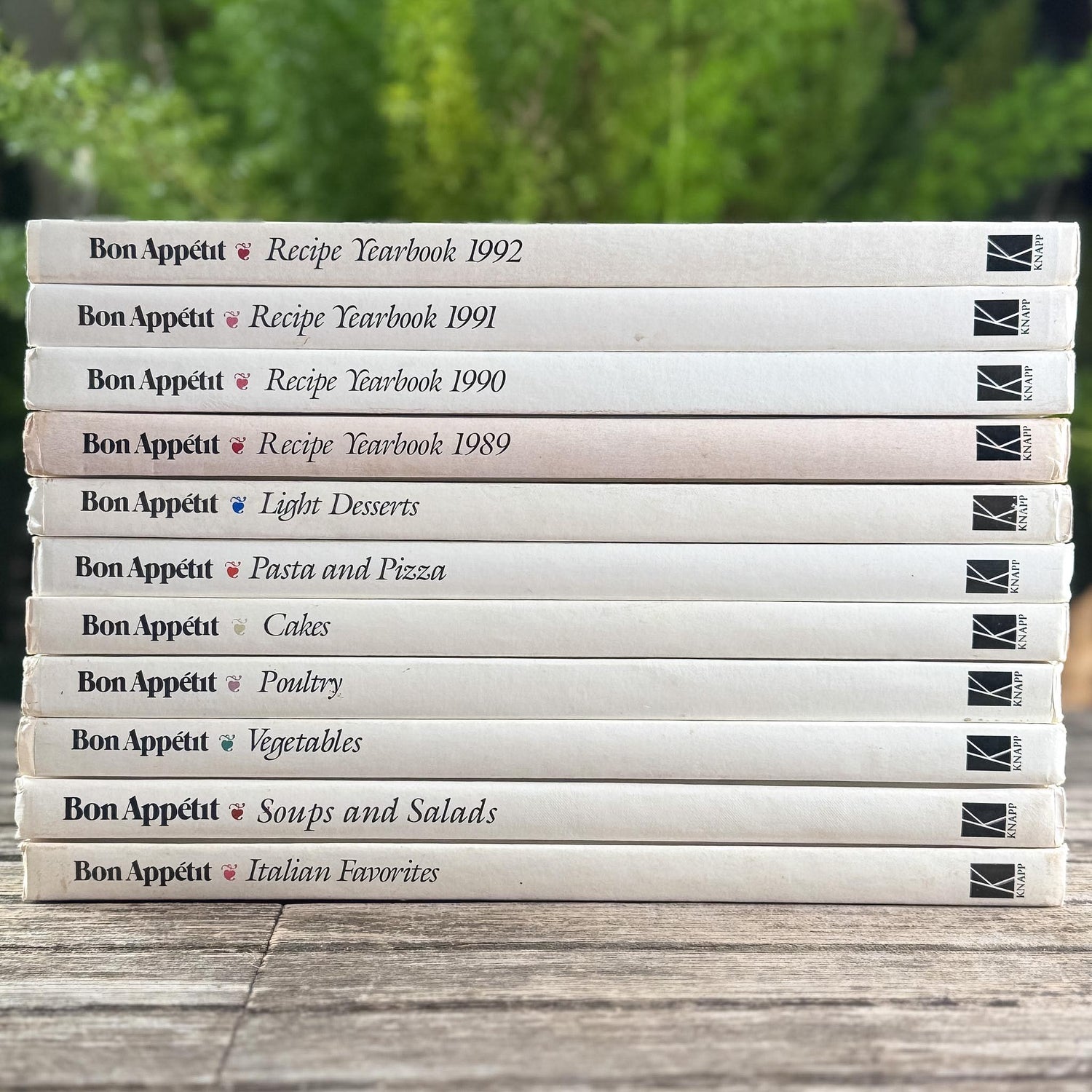 Cooking With Bon Appetit White Cookbook Bundle, 1898-1991