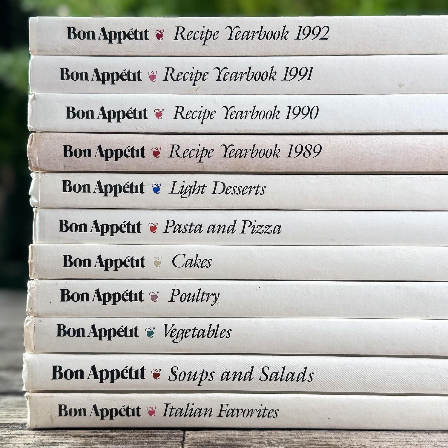 Cooking With Bon Appetit White Cookbook Bundle, 1898-1991