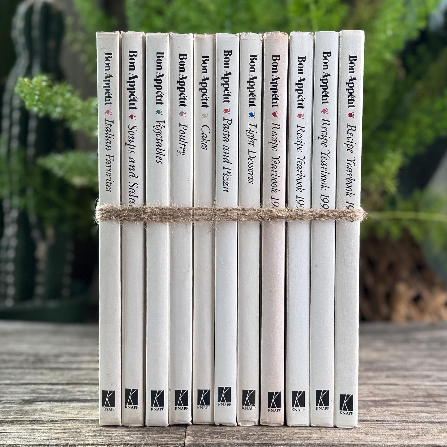 Cooking With Bon Appetit White Cookbook Bundle, 1898-1991