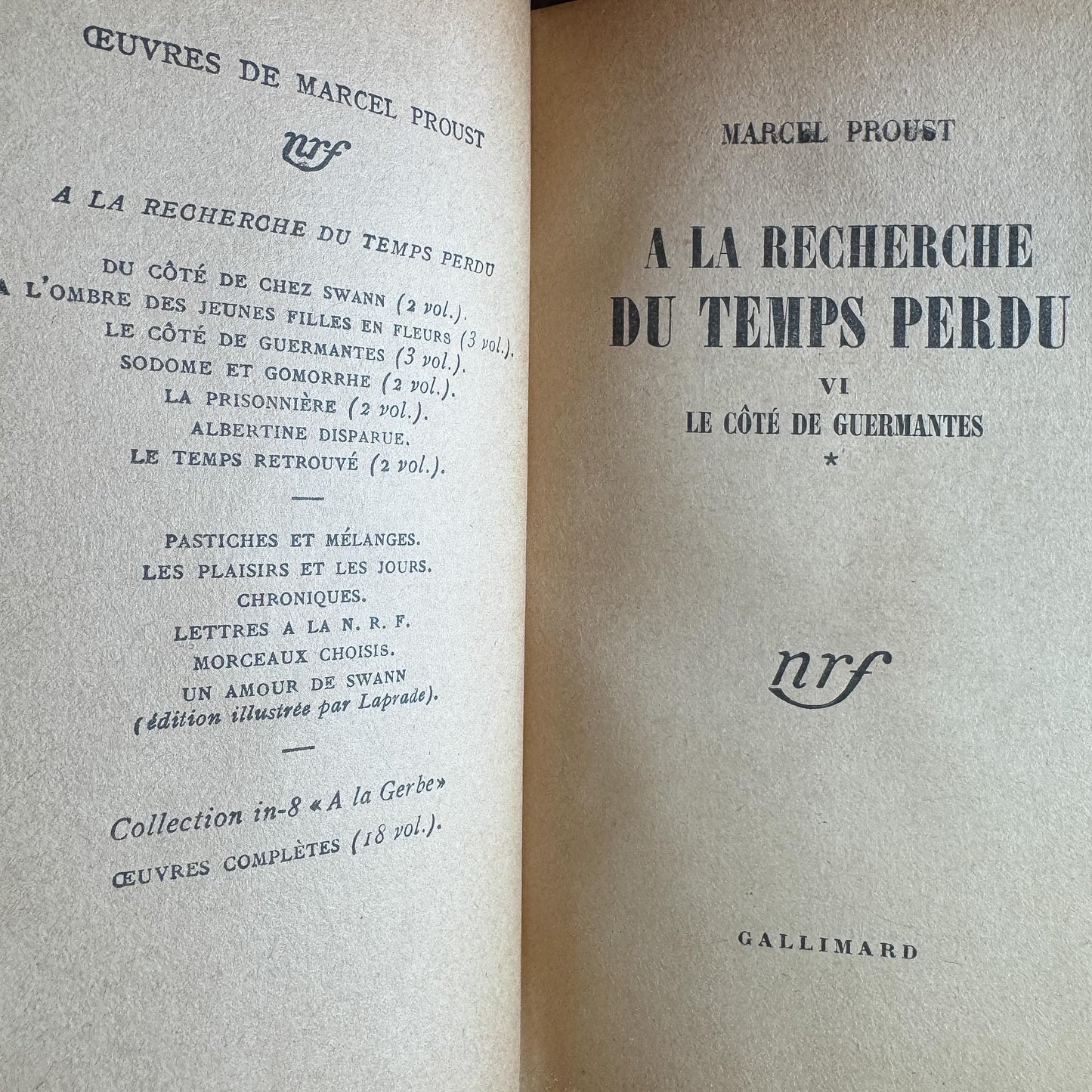 Antique French Red Leather-Bound Proust In Search of Lost Time Complete Book Set, 1919-1927