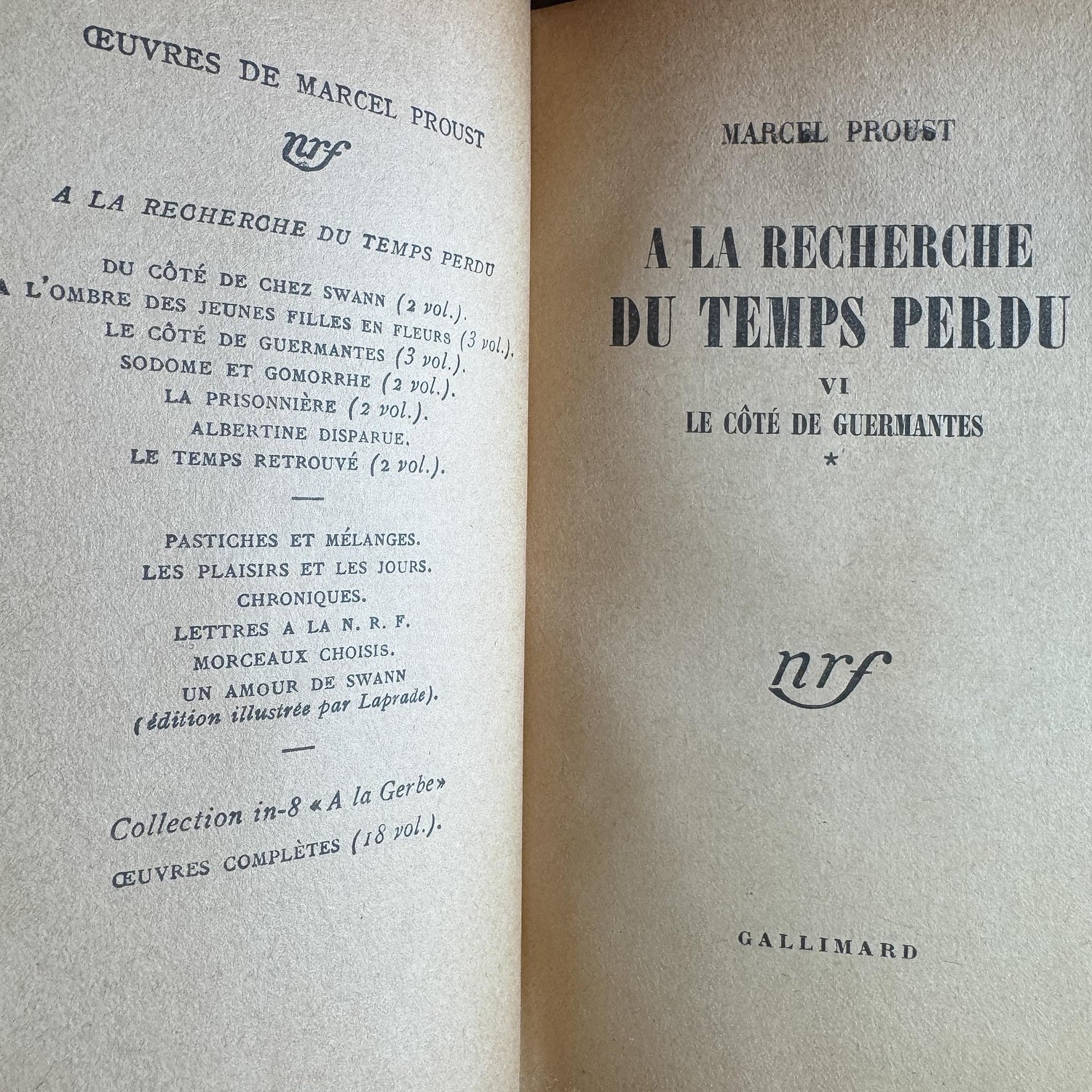 Antique French Red Leather-Bound Proust In Search of Lost Time Complete Book Set, 1919-1927