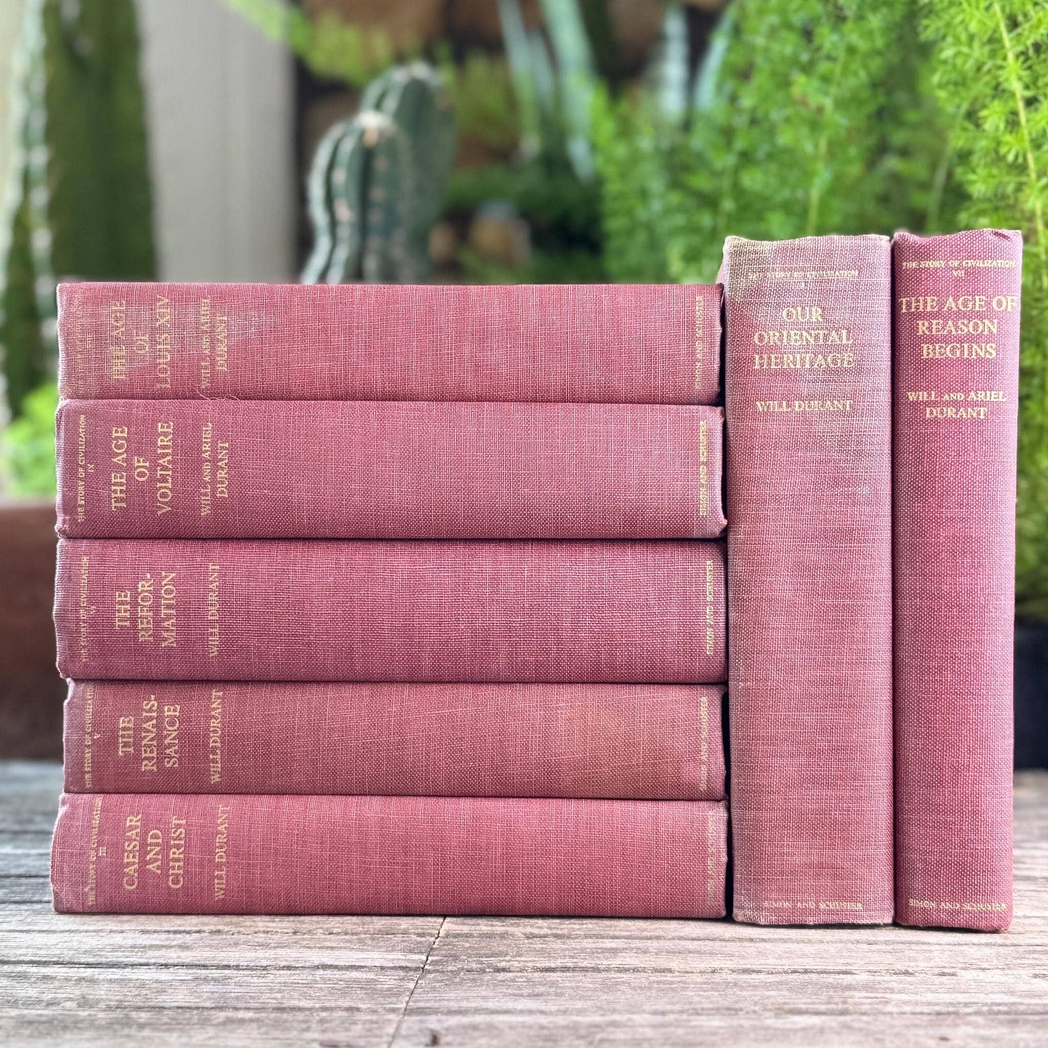 The Story of Civilization, Will and Ariel Durant, Red Partial Set