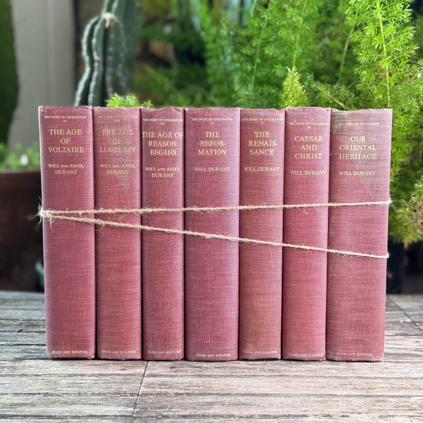 The Story of Civilization, Will and Ariel Durant, Red Partial Set