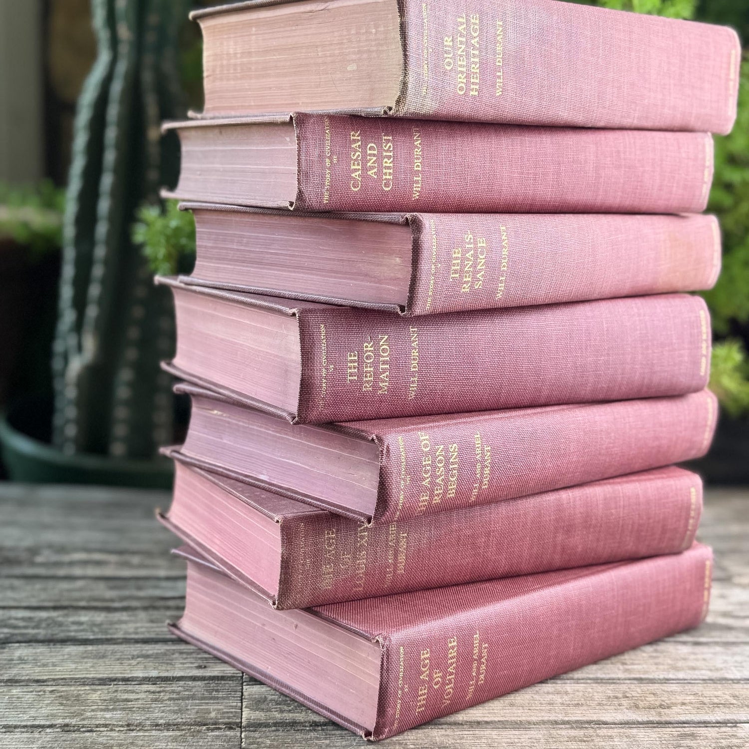 The Story of Civilization, Will and Ariel Durant, Red Partial Set