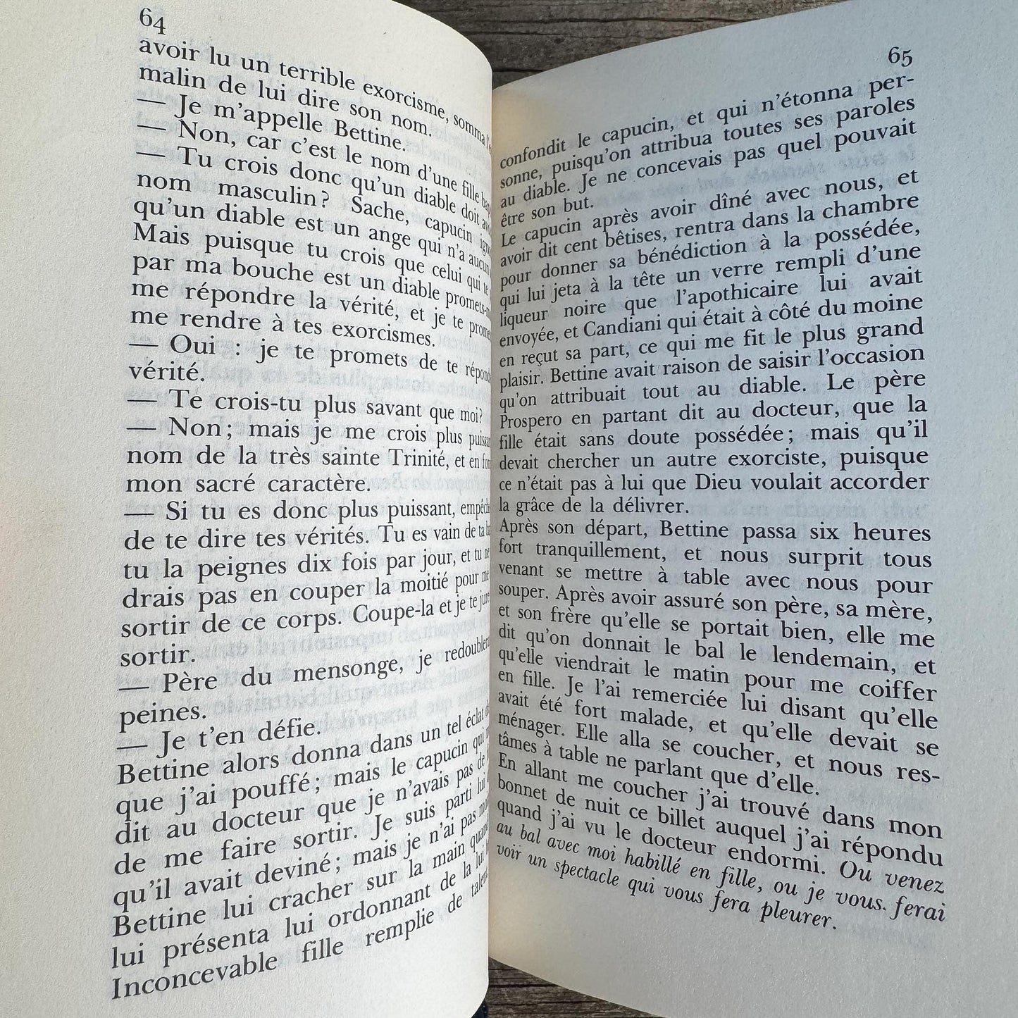 Memoirs of Casanova, Vintage Blue Mini Books in French