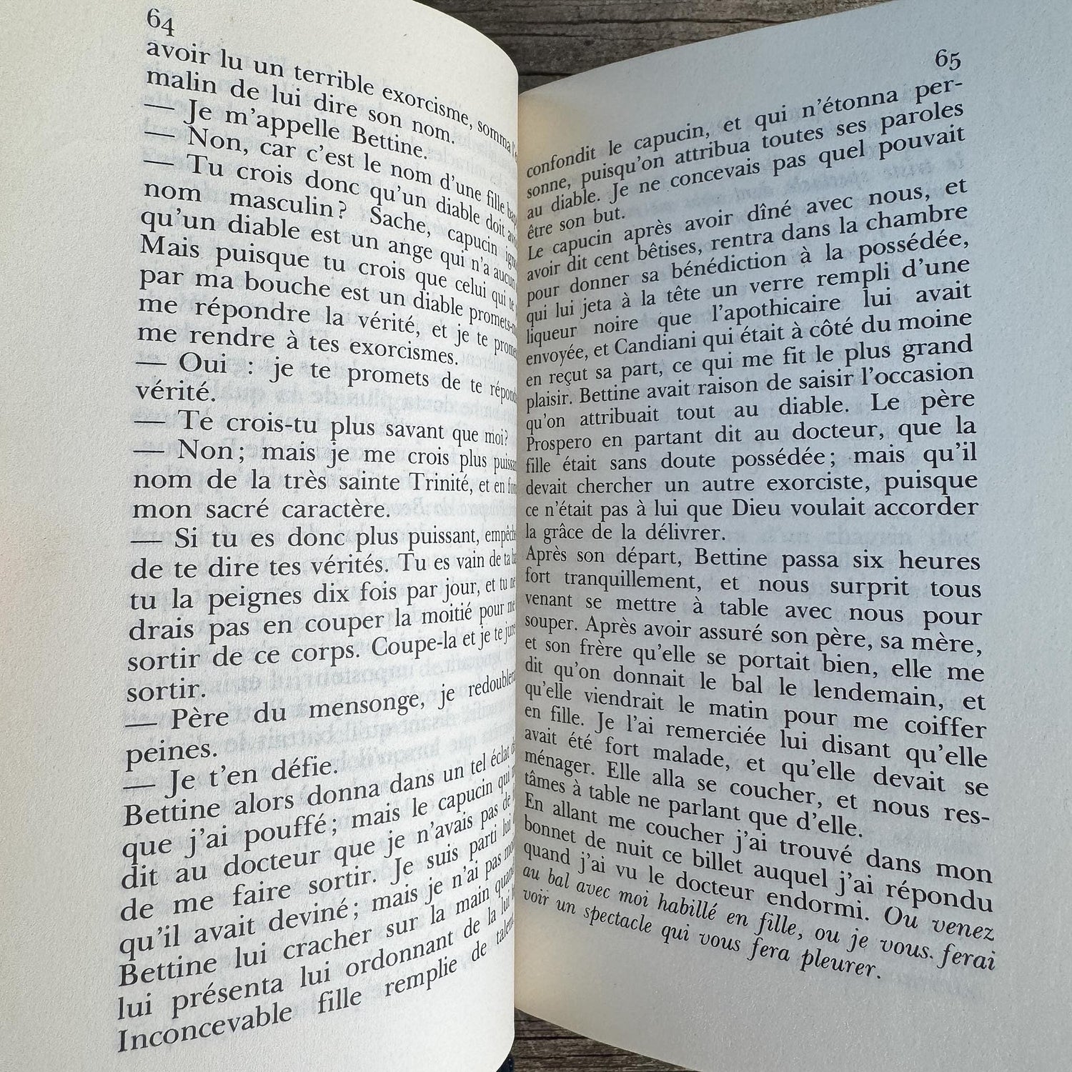 Memoirs of Casanova, Vintage Blue Mini Books in French
