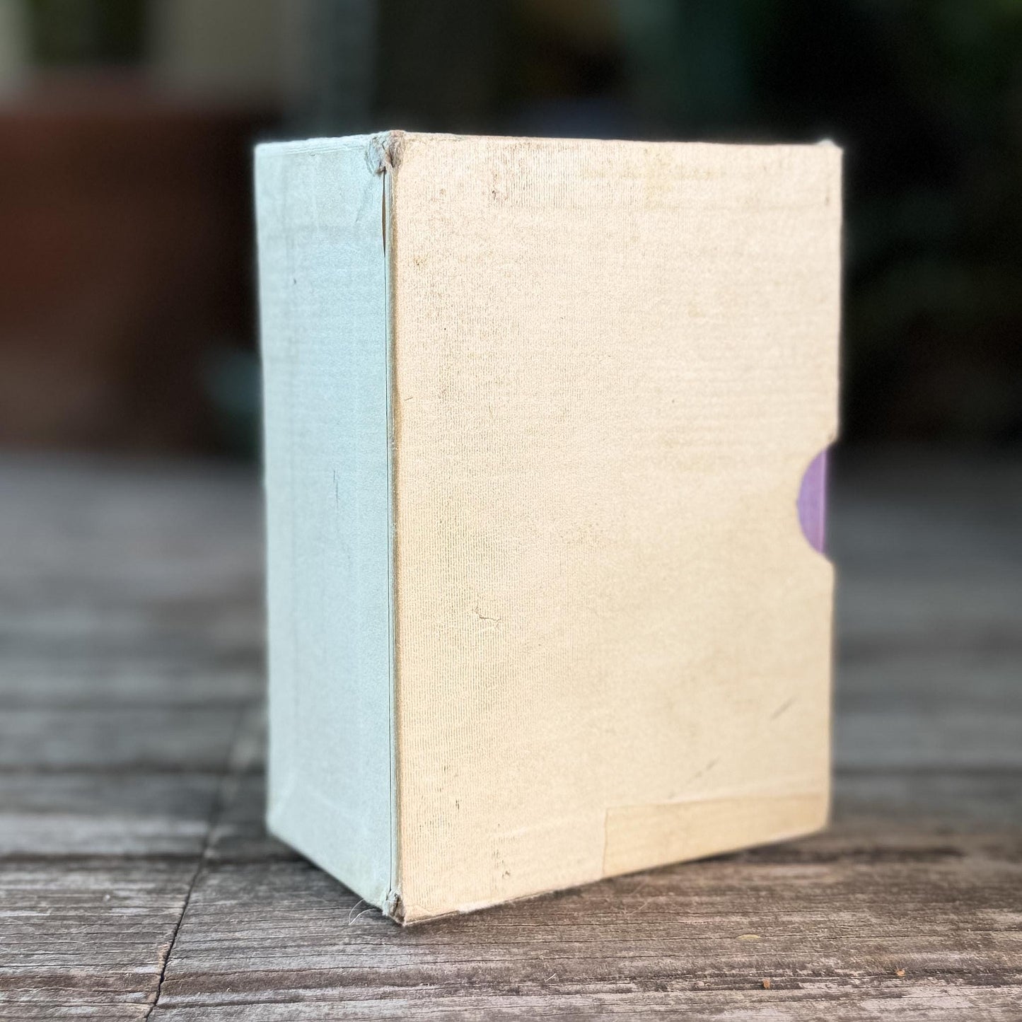 Lavender & Gold Vintage French Book Set on Love