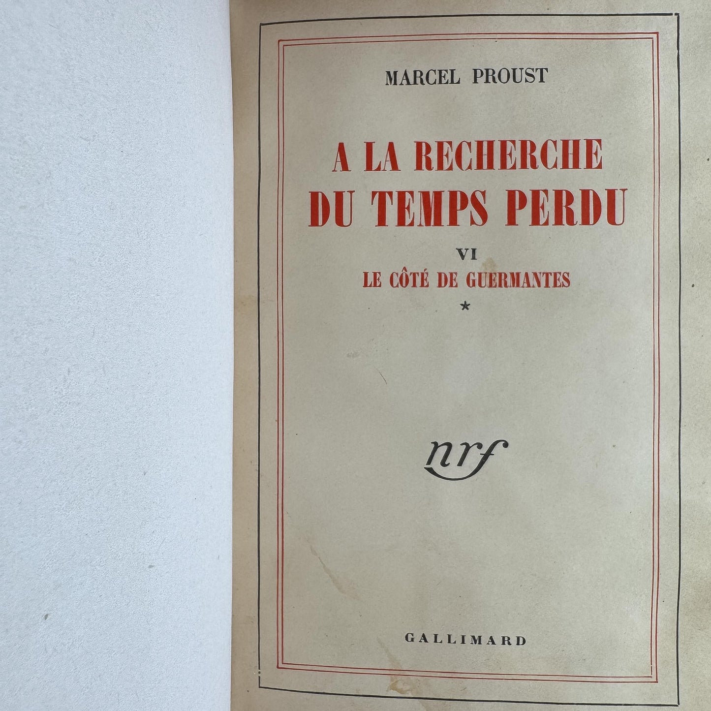 Antique French Red Leather-Bound Proust In Search of Lost Time Complete Book Set, 1919-1927
