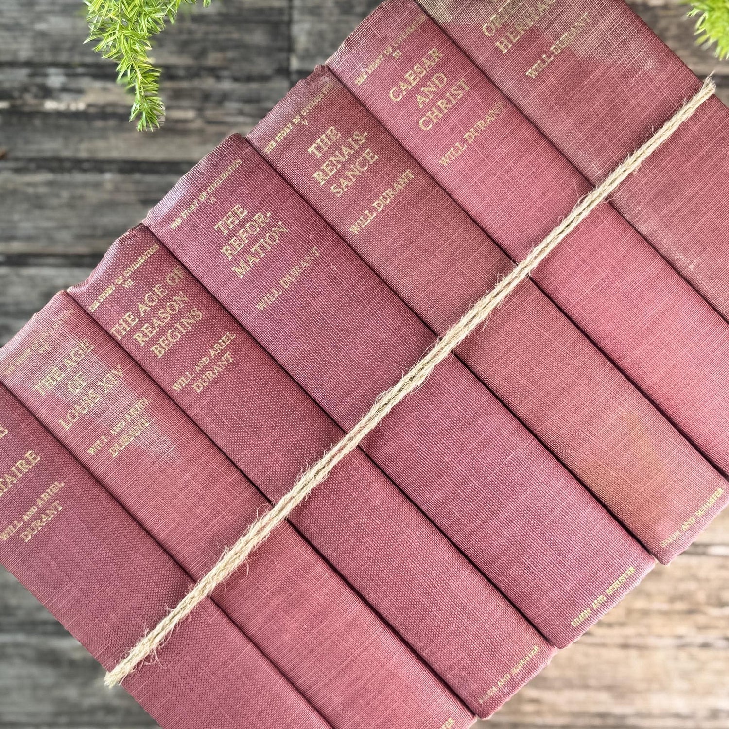 The Story of Civilization, Will and Ariel Durant, Red Partial Set