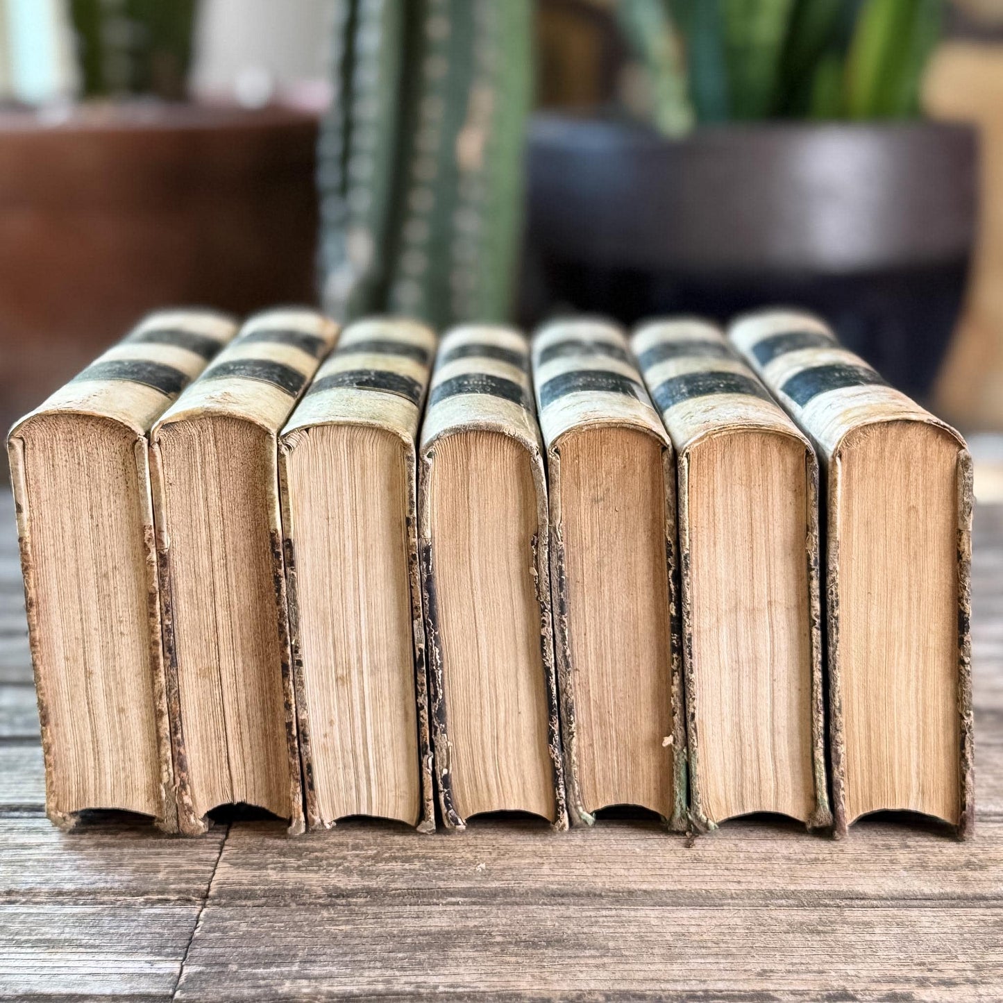 Antique French Book Set of L'Année Scientifique et Industrielle by Louis Figuier, 7 Volumes