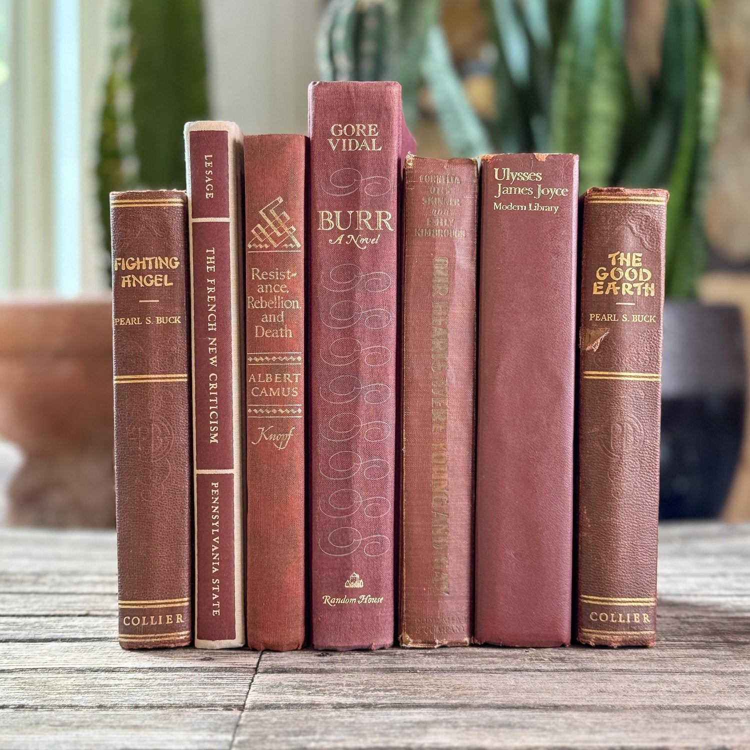 Vintage Rust Red Book Bundle for Autumnal Styling