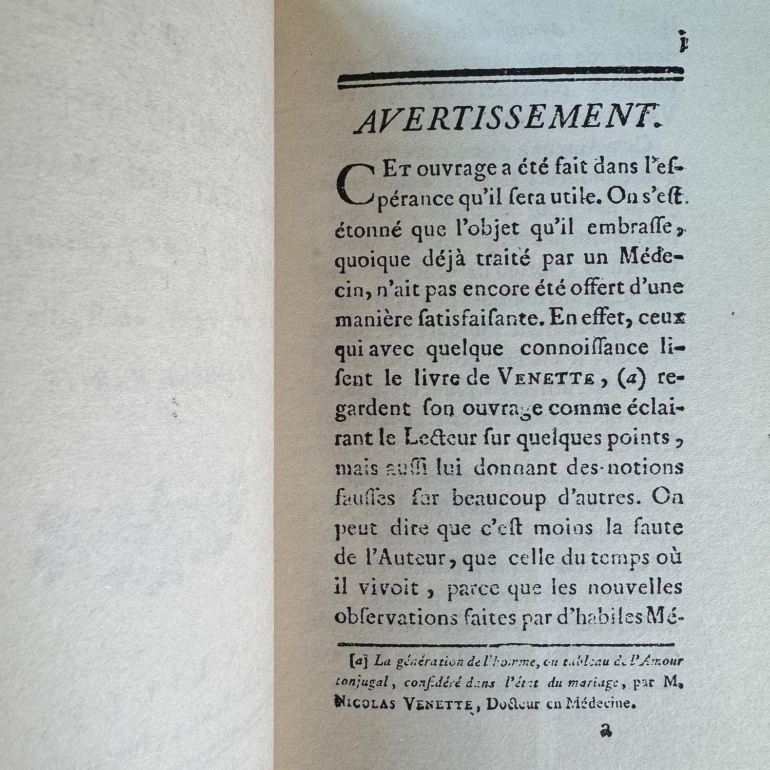 Vintage Reprint of 18th-Century French Marriage and Sex Book Set, De l'Homme et de la Femme, 1772