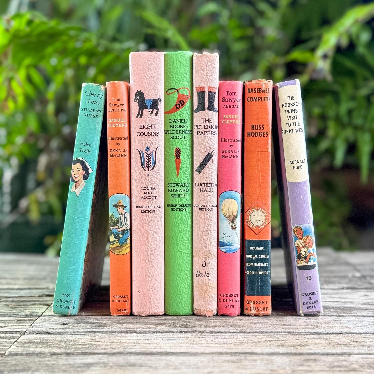 Pastel Vintage Children's Books for Colorful Shelf Styling