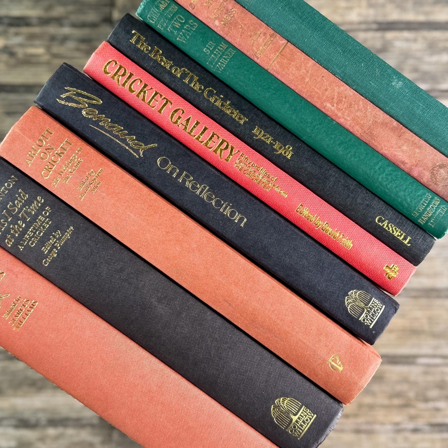 Vintage Book Set on Cricket, English Sports