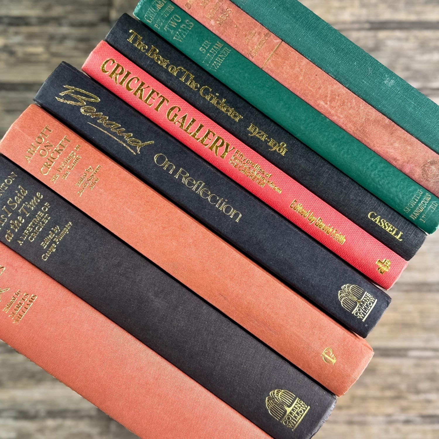 Vintage Book Set on Cricket, English Sports