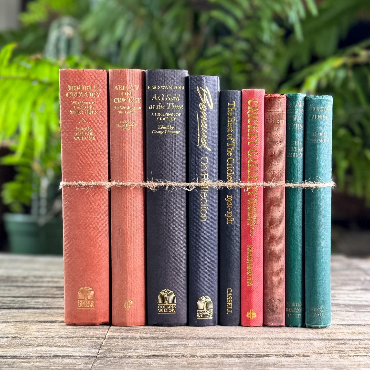 Vintage Book Set on Cricket, English Sports