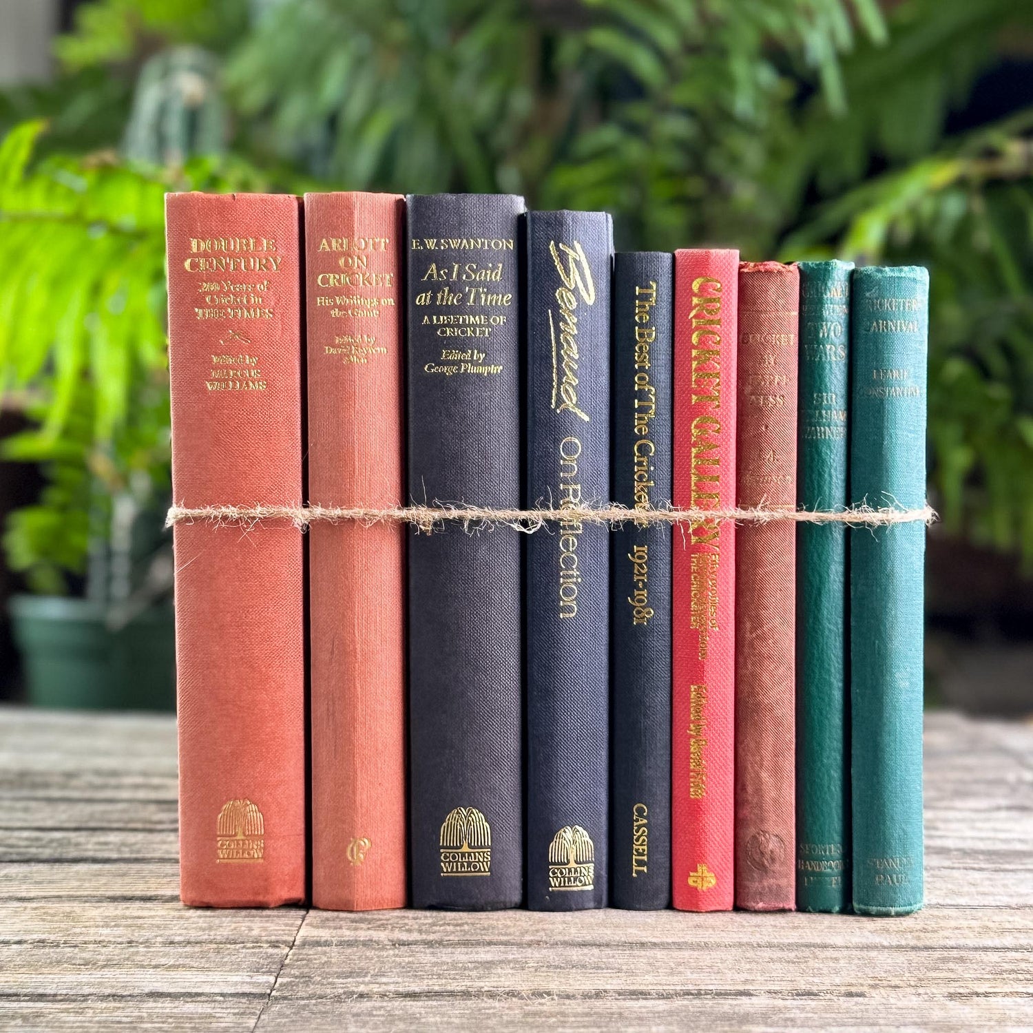 Vintage Book Set on Cricket, English Sports