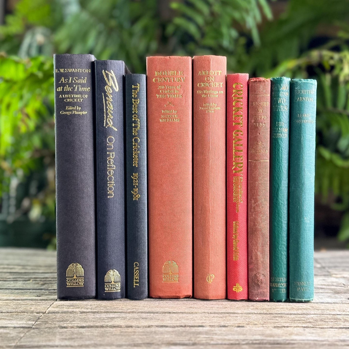 Vintage Book Set on Cricket, English Sports