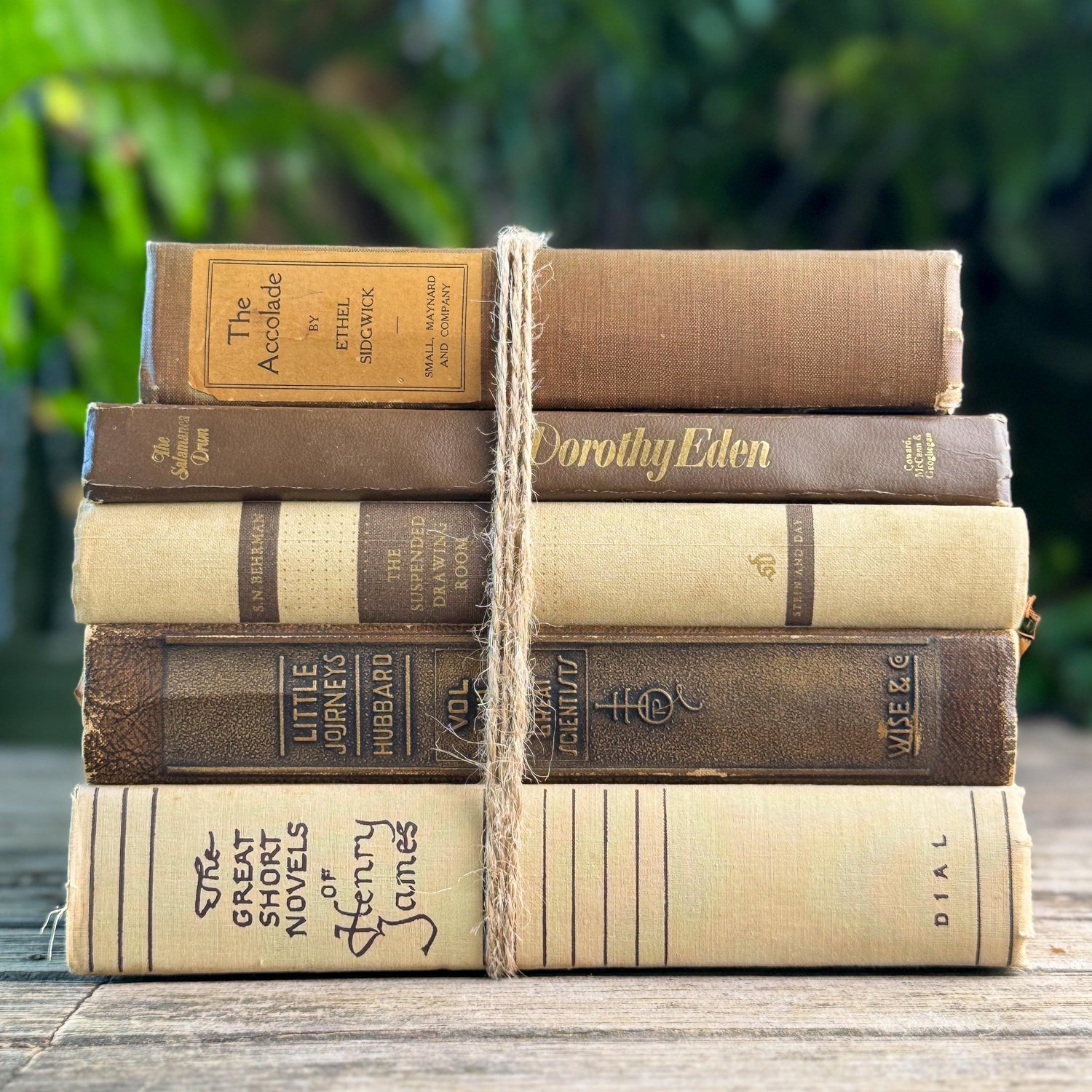 Neutral Vintage Book Bundles