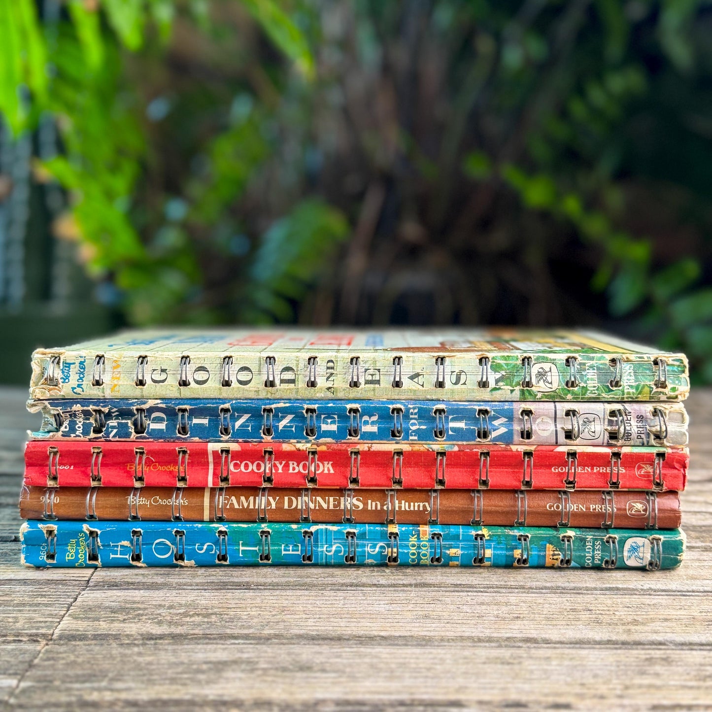Vintage Betty Crocker Spiral Cookbook Set