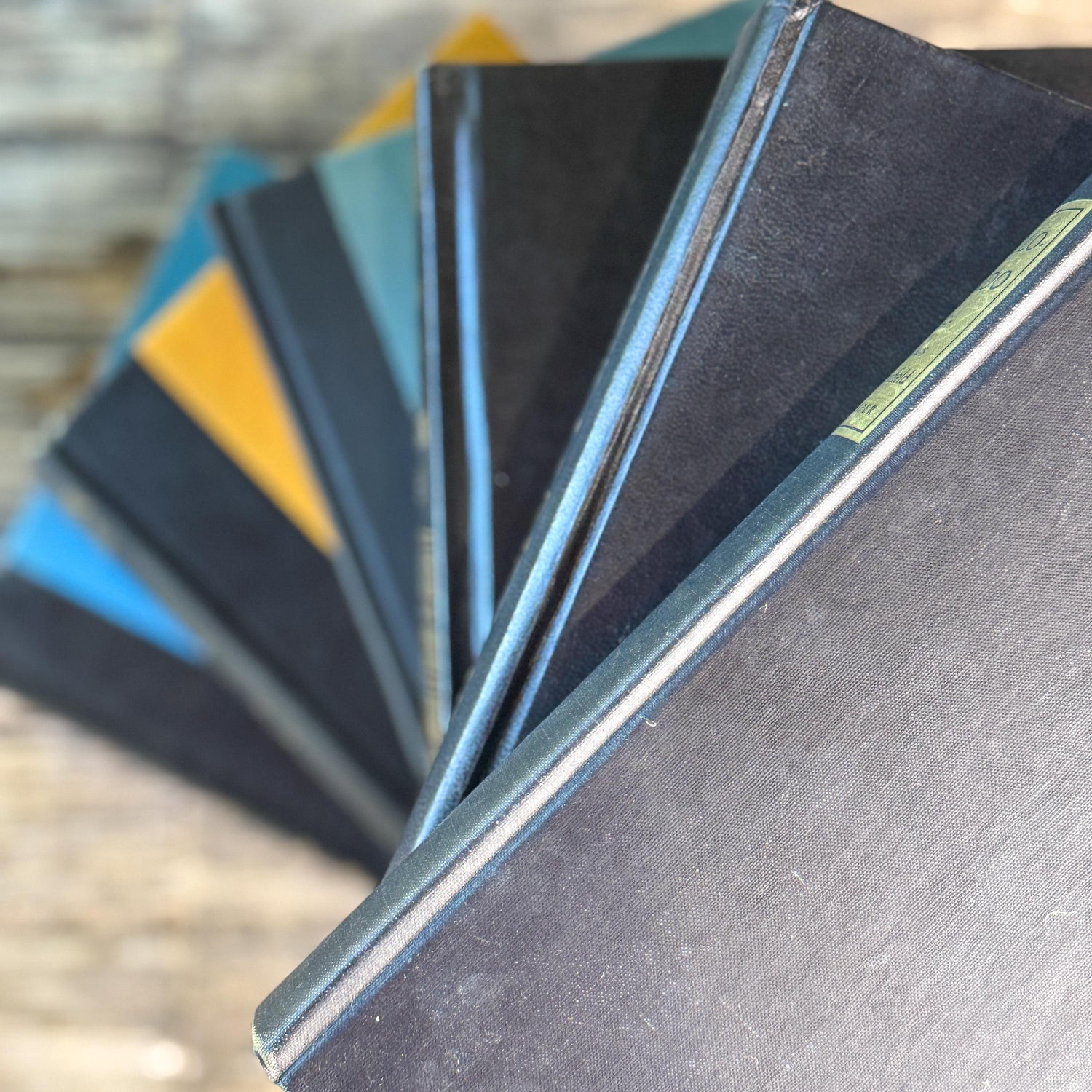 Black and Gold Bold Book Set For Moody Styling