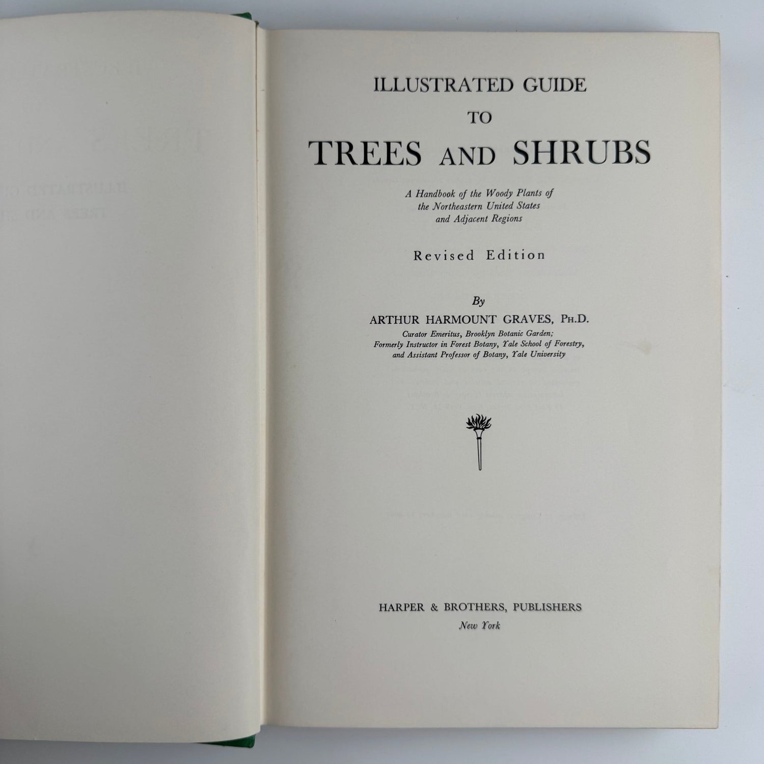Illustrated Guide to Trees and Shrubs, Northeastern US, 1956 Hardcover - Pretty Old Books