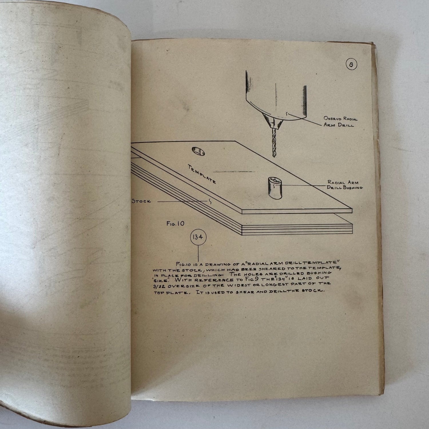 Illustrated Loft Manual Layout Shop 101, U.S. Naval Air Station, Alameda, CA - Pretty Old Books