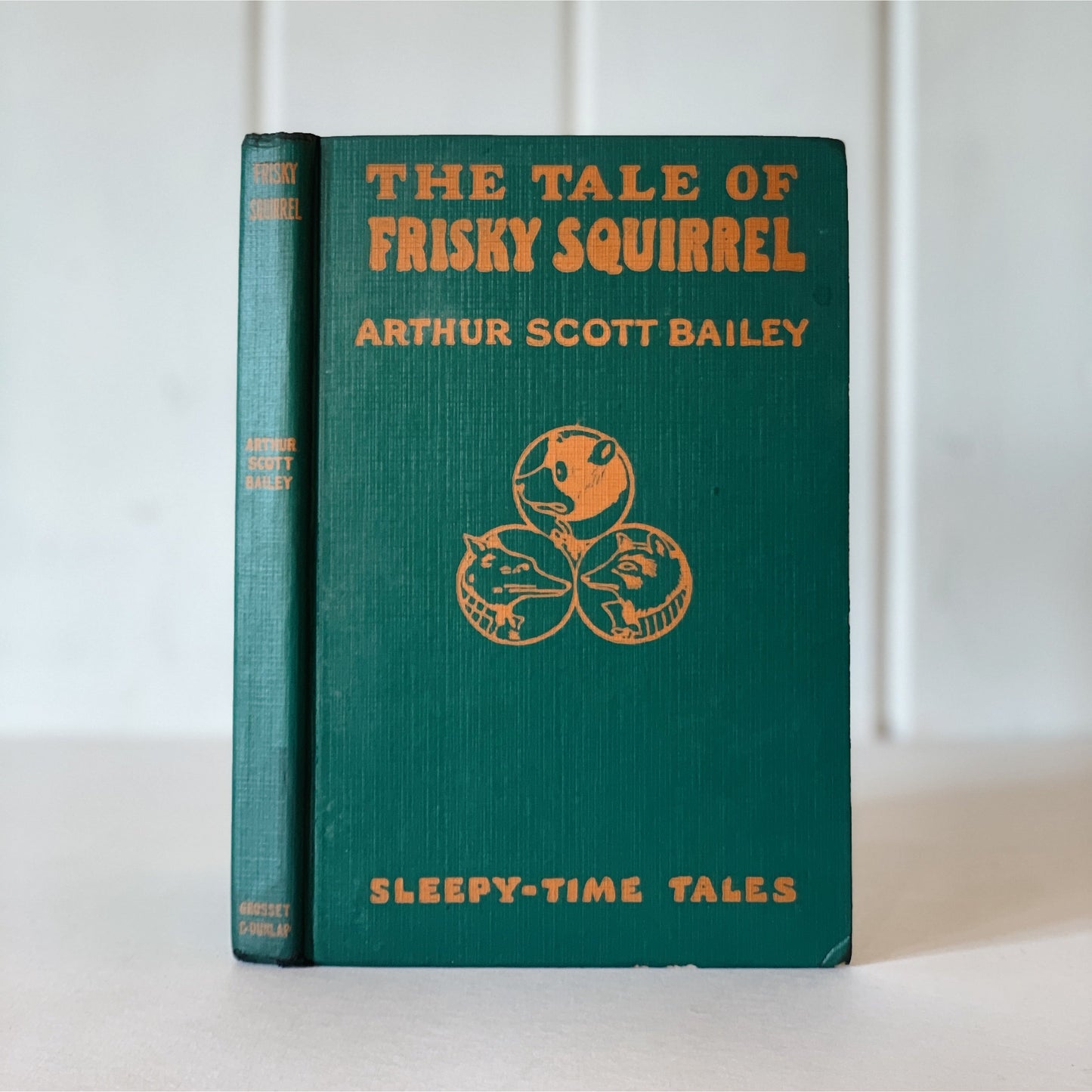 The Tale of Frisky Squirrel, Arthur Scott Bailey, 1915, Hardcover Illustrated Children's Book