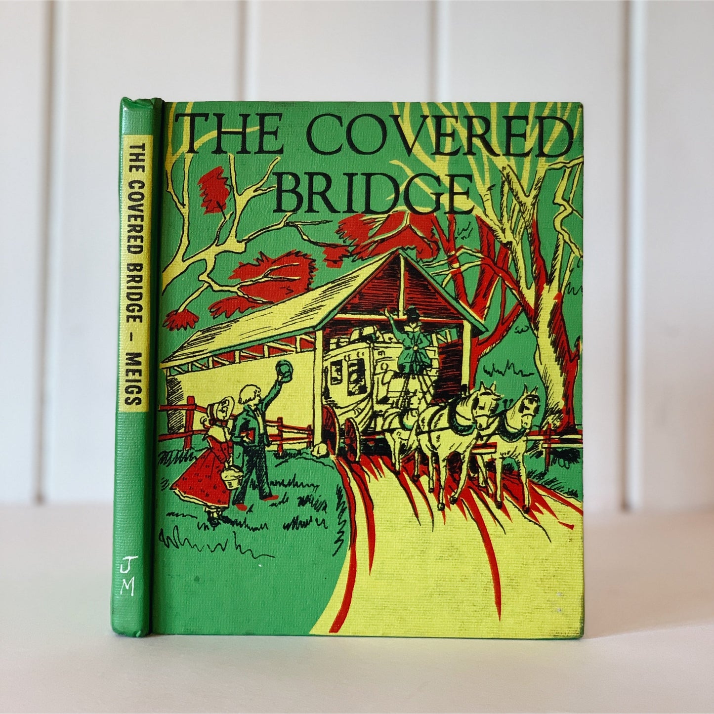 The Covered Bridge, Cornelia Meigs, 1965, Hardcover Children's Historical Fiction