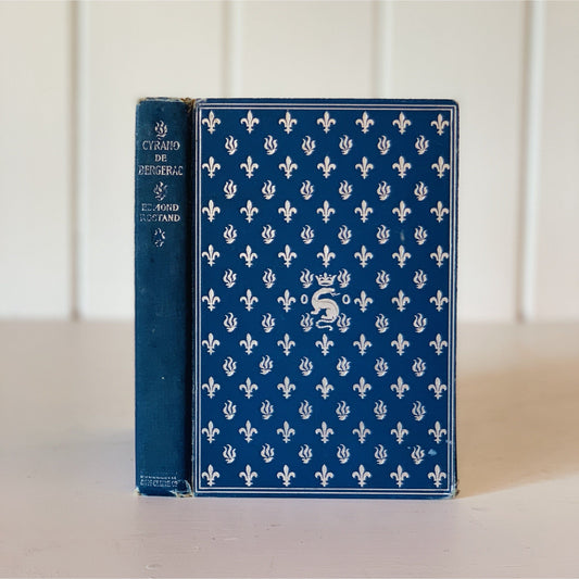 Cyrano de Bergerac, First Edition, Hardcover Blue and Silver, 1898