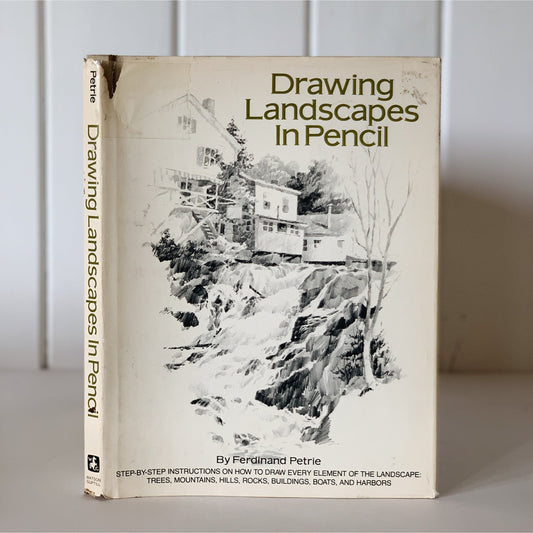 Drawings Landscapes in Pencil, Step By Step Guide, 1979, Hardcover Book