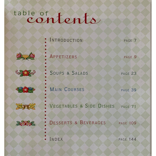 Mary Engelbreit's Tis the Season Holiday Cookbook, Vintage 2000 First Edition