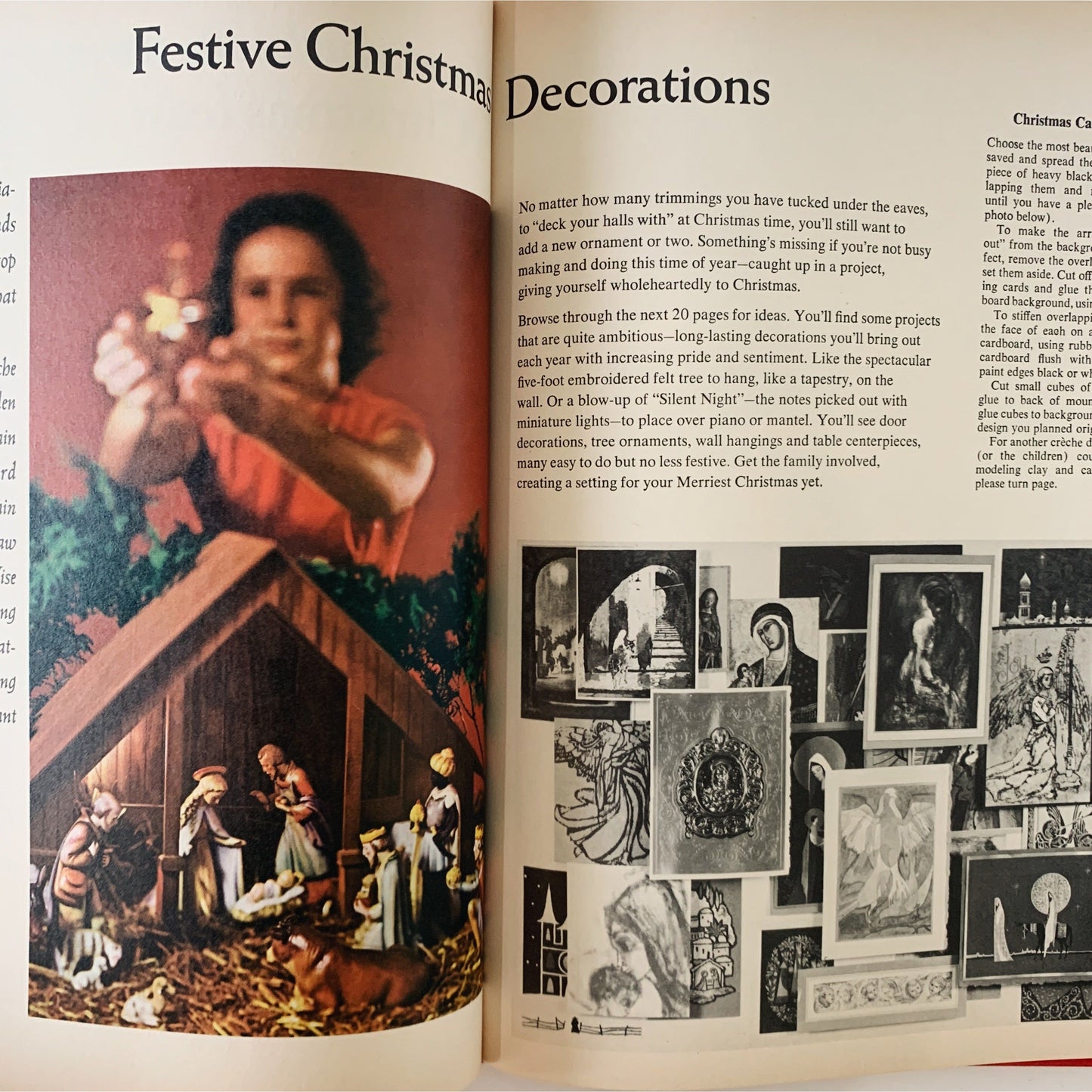 Farm Journal Christmas Idea Book, 1972, Recipes, Crafts, Decorations