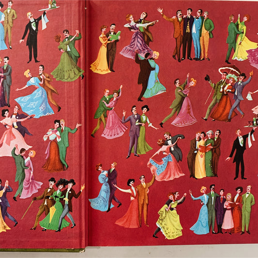 Songs of the Gilded Age, Illustrated Golden Press, 1960 Hardcover Music Book