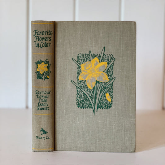 Favorite Flowers in Color, 1949, Botanical Book, Hardcover, 800 photos