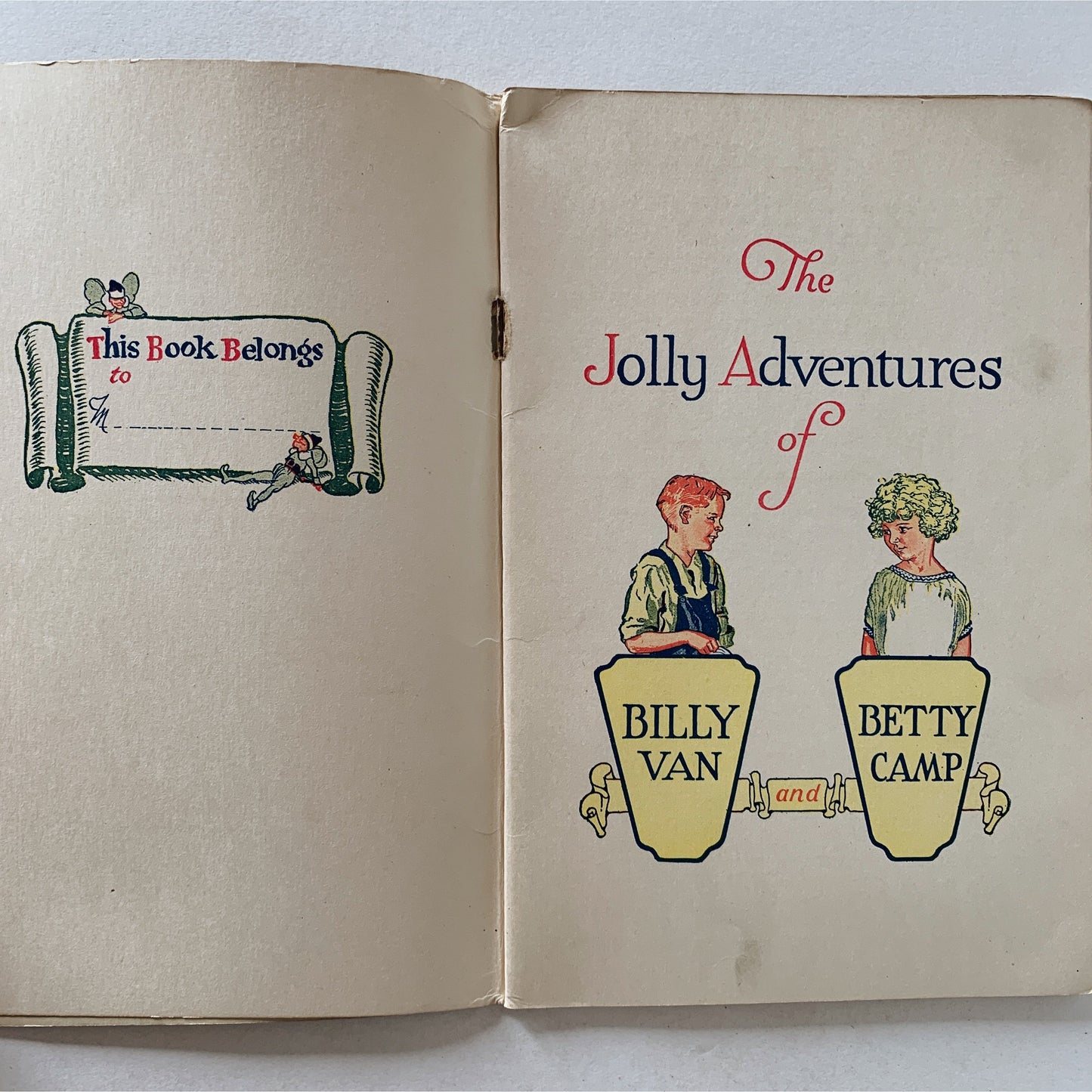 The Adventures of Billy and Betty, 1923 Van Camp's Story Book