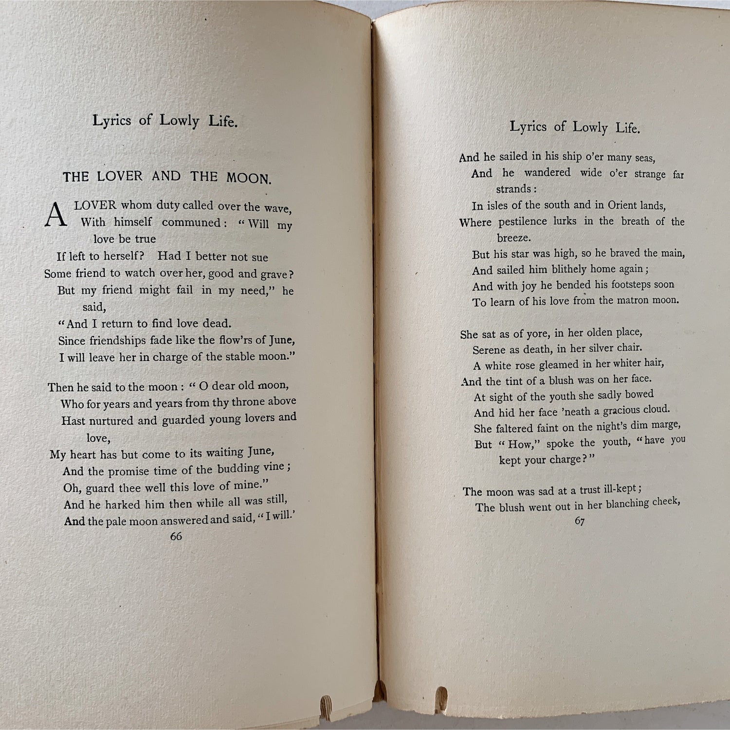 Paul Laurence Dunbar, Lyrics of Lowly Life (Full Text) (1896)