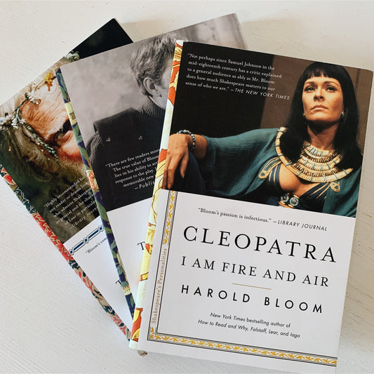 Paperback Harold Bloom Shakespeare Books, Iago, Lear, Cleopatra