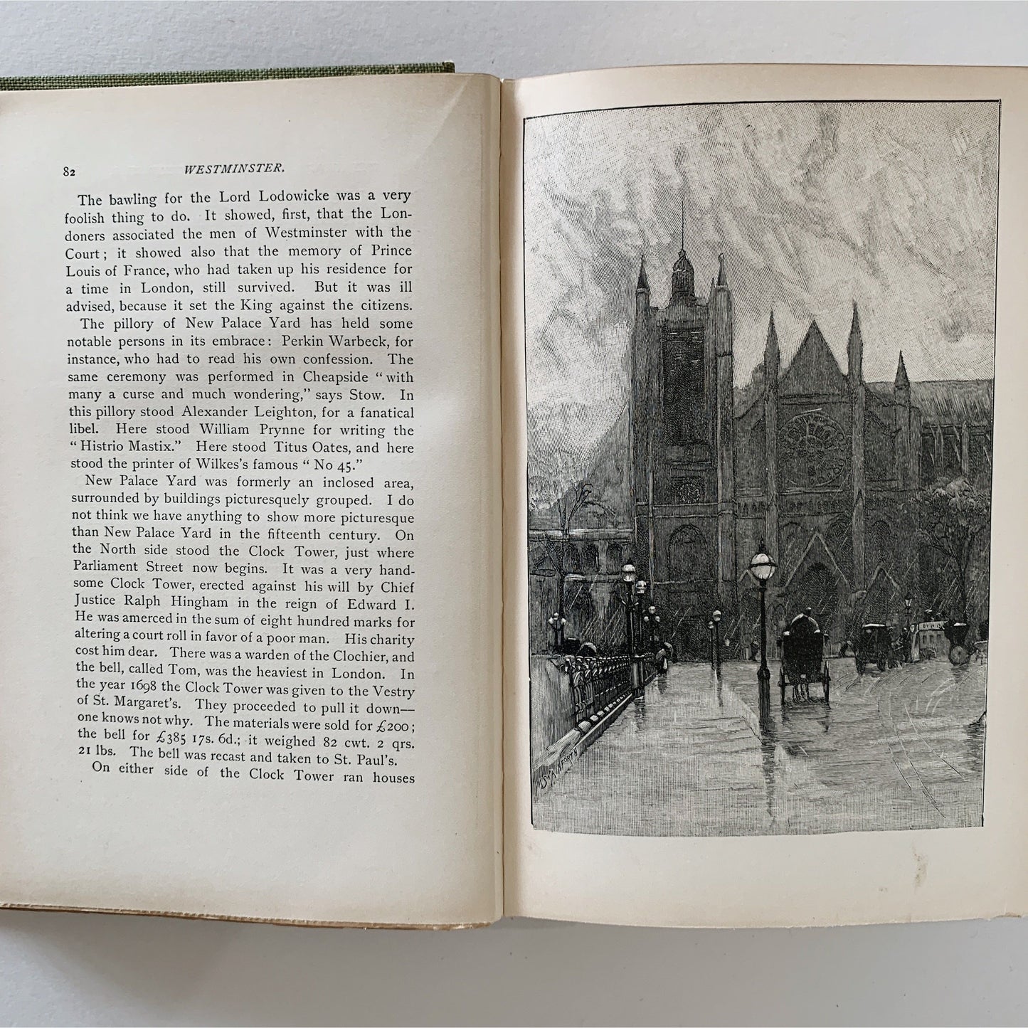Westminster, Sir Walter Besant, Illustrated, Antique Hardcover