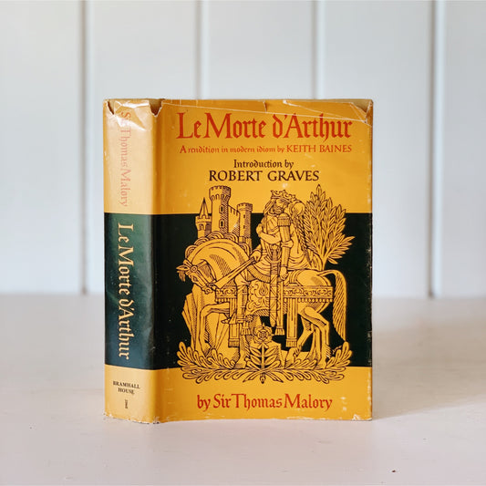 Le Morte d'Arthur, 1962, Sir Thomas Malory, Hardcover with Dust Jacket