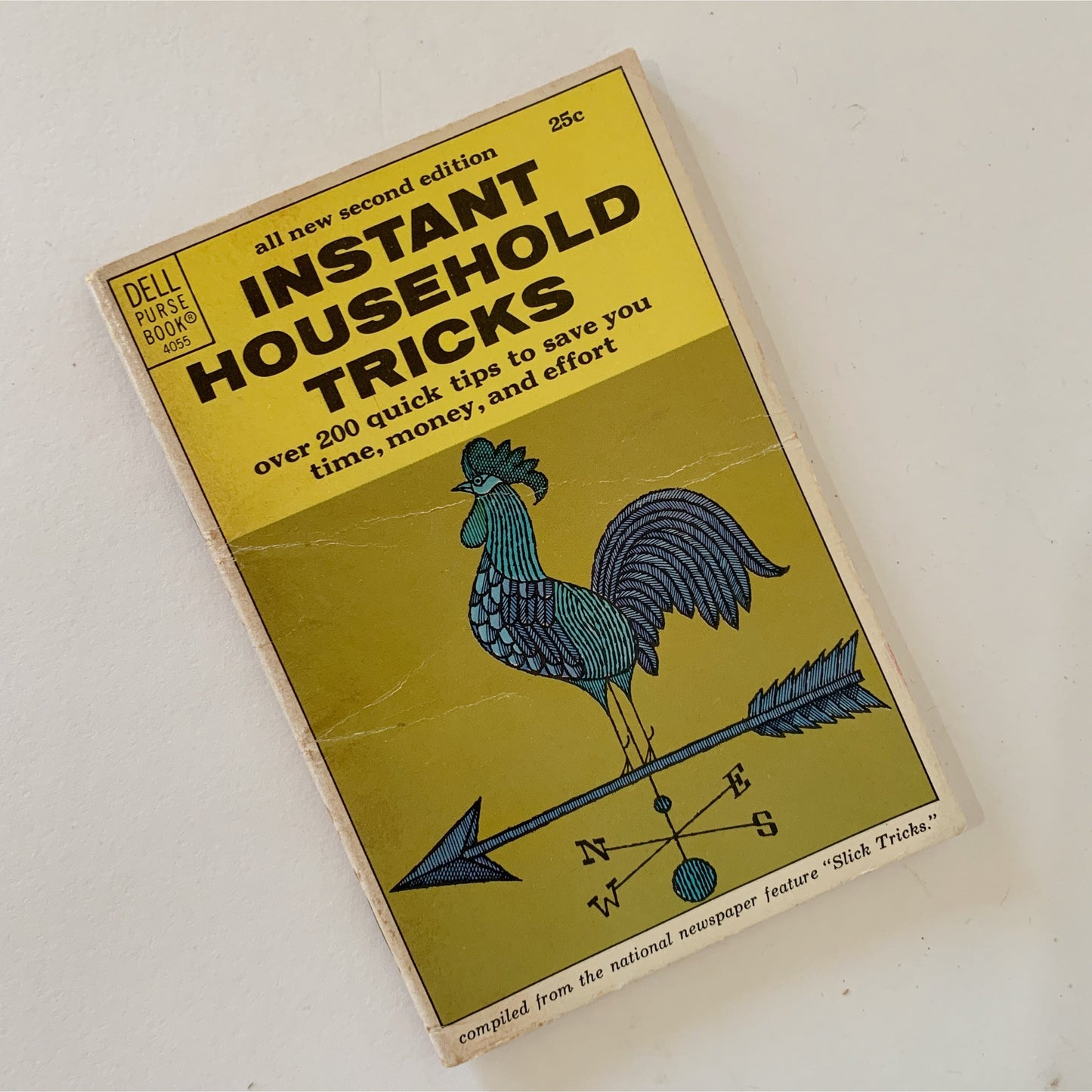 Instant Household Tricks - Dell Purse Book - 1966 Mid Century Paperback