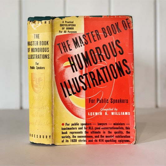 The Master Book of Humorous Illustrations For Public Speakers, 1938, Hardcover
