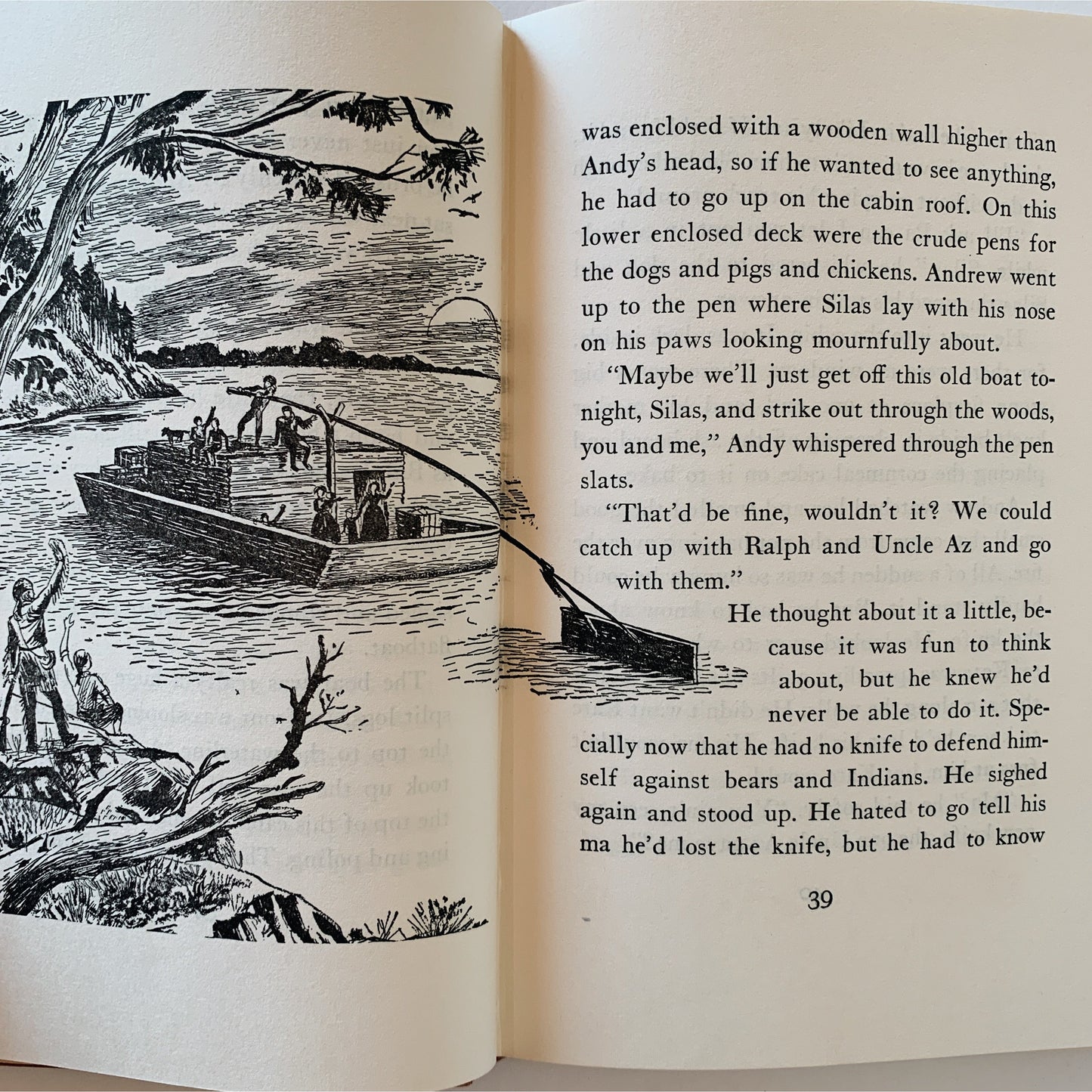 The Buffalo Knife, William O. Steele, Children's Book, 1952