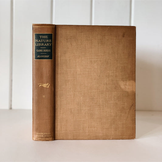 The Nature Library - Game Birds - 1908 - Neltje Blanchan - Hardcover