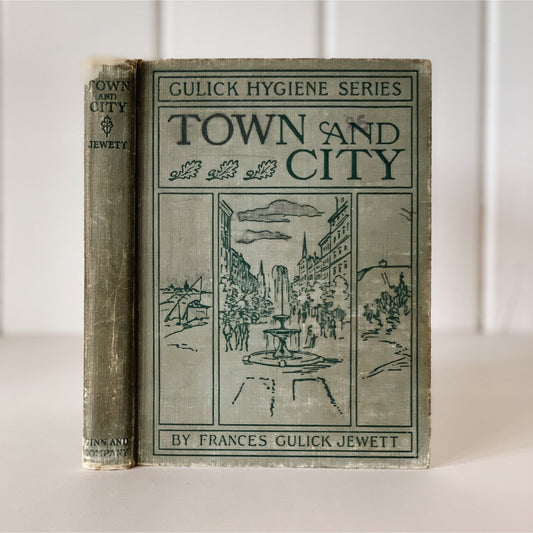 Town and City - Gulick Hygiene Series - Antique 1906 School Book